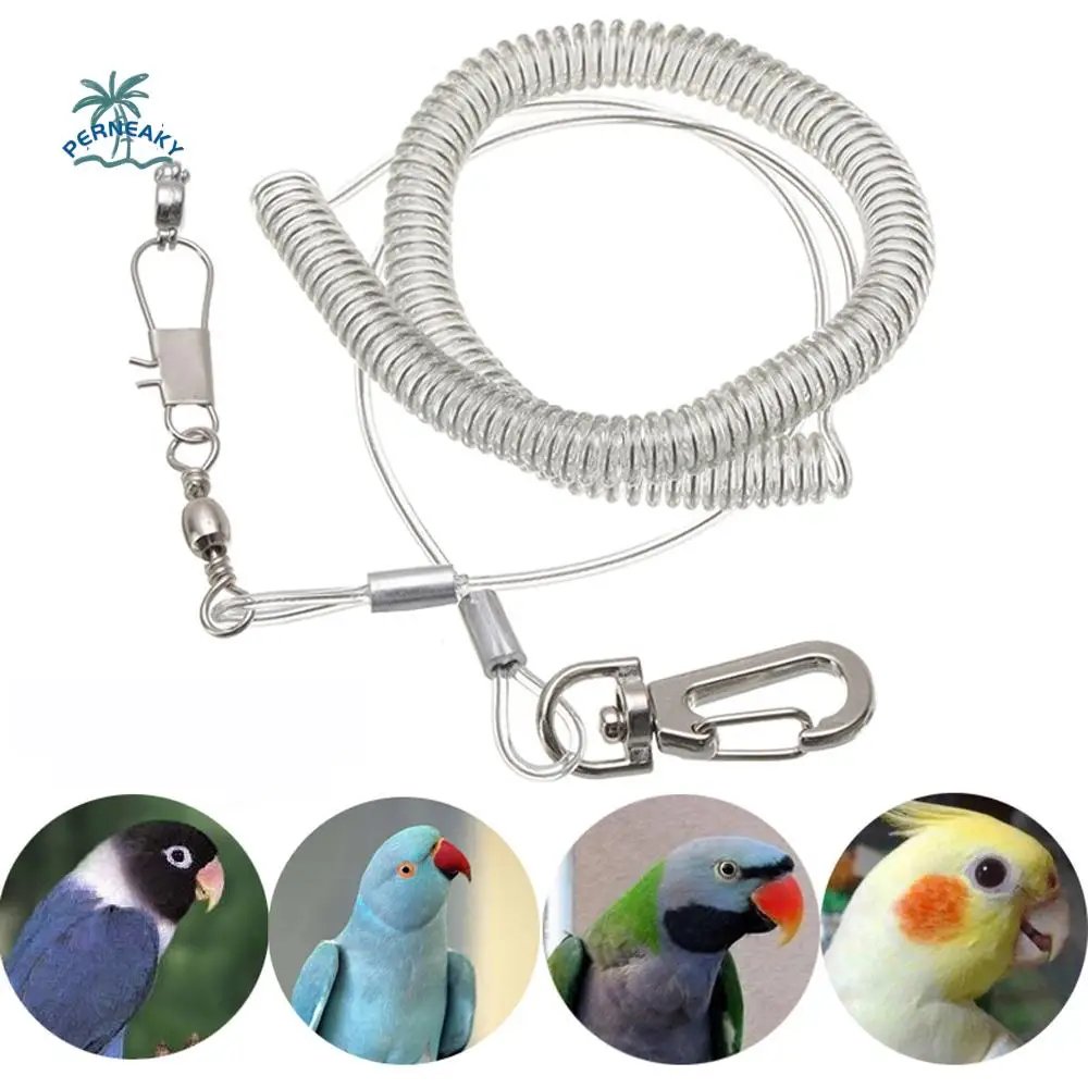 

Plastic Outdoor Flying For Lovebird/Cockatiel/Macaw Anti-bite Training Rope Bird Training Leash Pet Supplies Parrot Harness