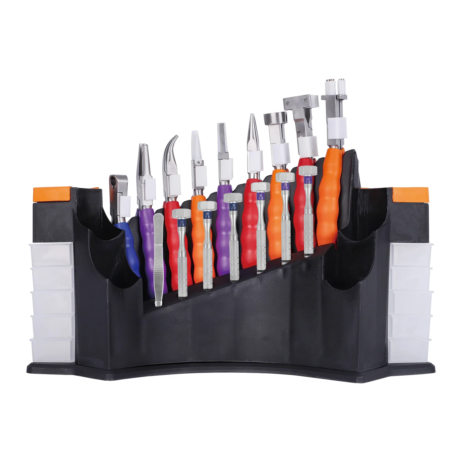 

Многофункциональный ремонтный набор плоскогубцев для очков, с ящиком для хранения, плоскогубцы, отвертка, инструмент для регулировки очков, плоскогубцы для носовых подушечек