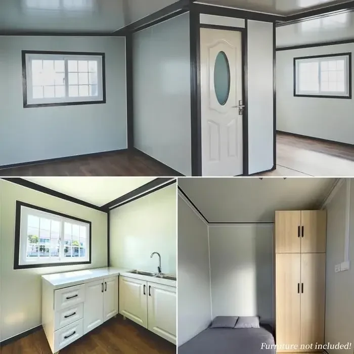 Expandable Prefab Container Home, 40ft, 3 Bedrooms, Full Kitchen, Bathroom, Hurricane Resistant, customize, ex204435