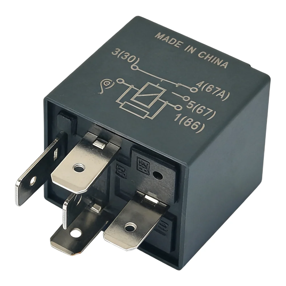 12V 30A 5-Pin Automotive Relay Replacement for 04727370AA 50732 Used in Fuel Pump Circuits for DODGE Applications 2 Pack
