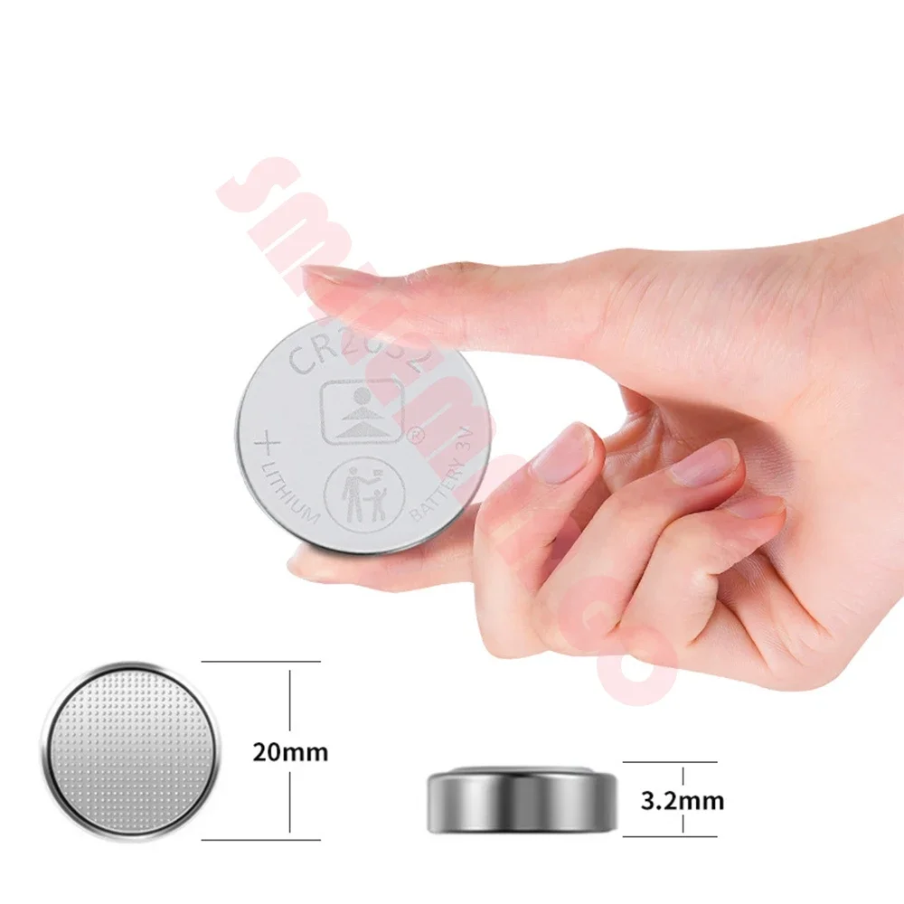 TIANQIU CR2032 Battery DL2032 ECR2032 BR2032 2032 CR 2032 3V Lithium Button Cell Coin Battery Long Lasting for Watch Remote