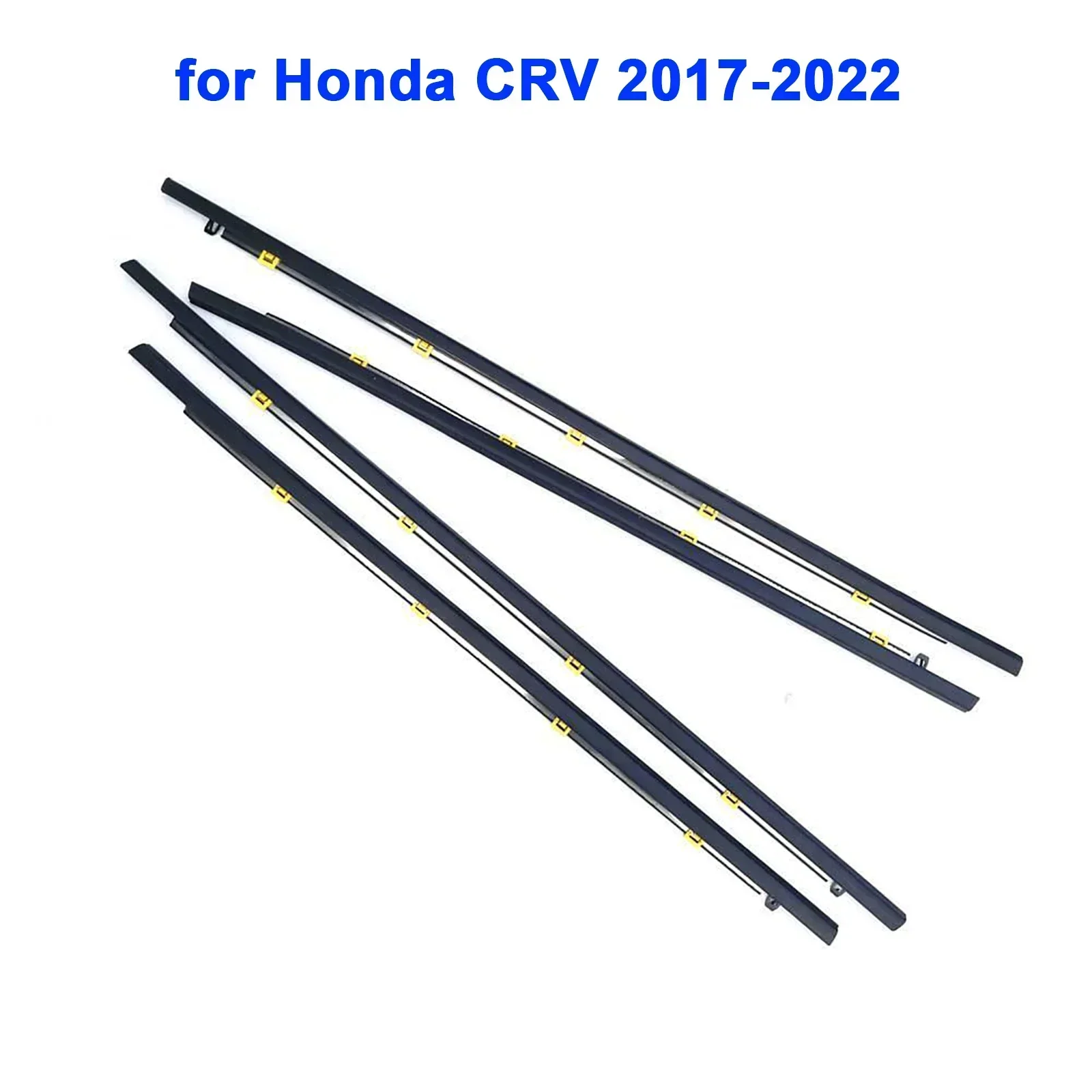 

Car Door Glass Window Sealing Strip Weather Strip Moulding Trim for Honda CRV 2007-2022 Car Accessories