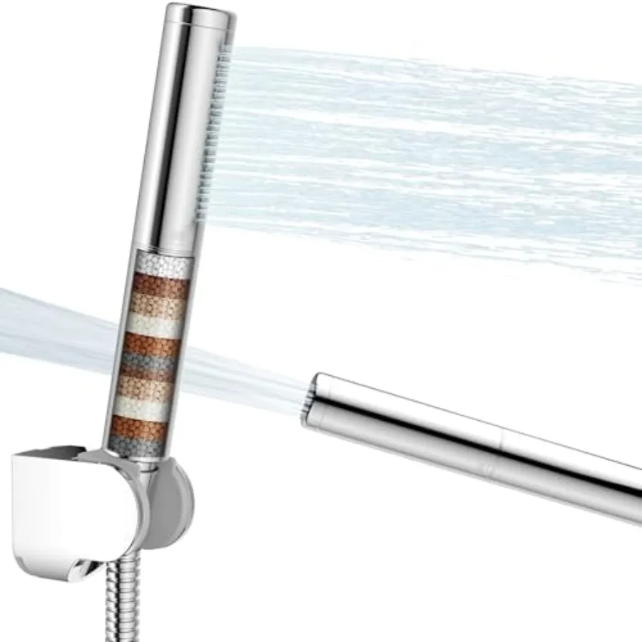 

Homipro 2 In 1 Function High Pressure Handheld Shower Head Set with Filter Shower Head Sprayer Hand Shower Wand for Hard Water