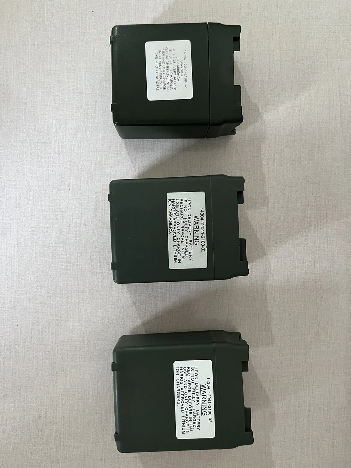 TRI152 5w nylon body 8.4V battery, suitable for old plastic body TRI PRC-152 with cells