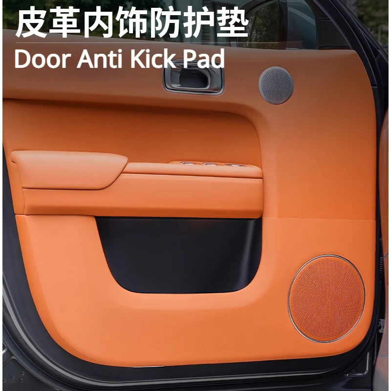 

For LEADING IDEAL LiXiang L9 L8 L7 Car Door Anti Kick Pad Leather Interior Protection Mat Anti Scratch Pad Accessories