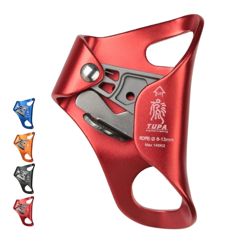 Alloy Chest Ascender Rock Climbing Tree Arborist Rappelling Gear Equipment Rope Clamp for 8~13MM Rope for Climbing Rope Tools