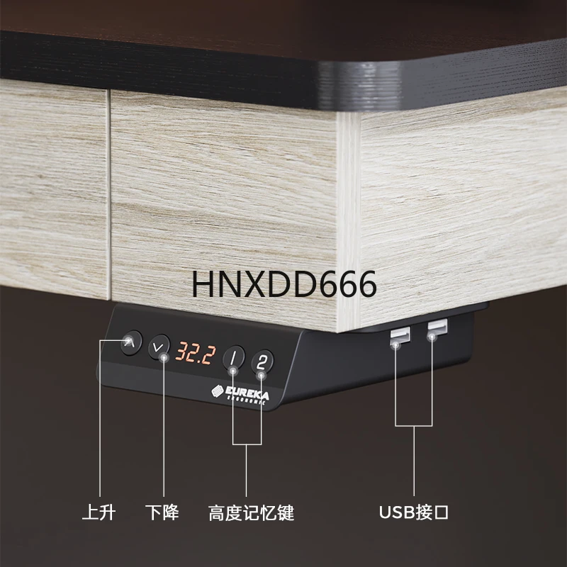 Intelligent dual motor electric lifting table desk