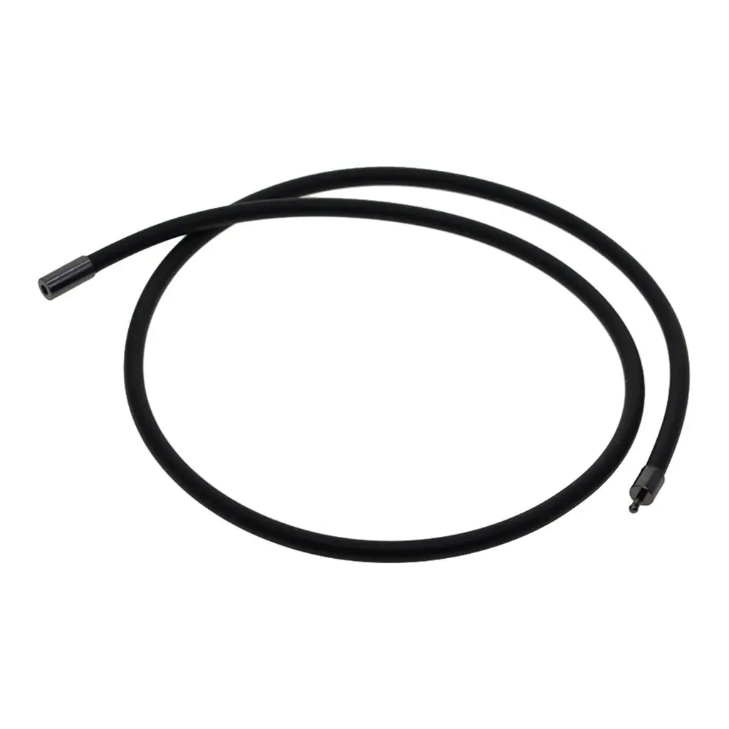 3-6pack Black Rubber Necklace Rope Chain with Copper Clasp Jewelry Findings 60cm