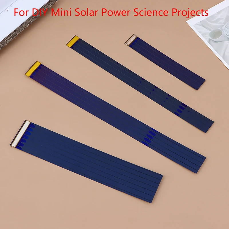 1x Thin Film Solar Panel For Low Power IoT Electronics Battery Charger Flexible Solar Cell Diy Mini Solar Power Science Projects