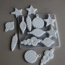 Ocean Conch Starfish Silicone Mold DIY Aroma Plaster Pendentif Keychain Resin Mold Jewellery Handmade Crafts