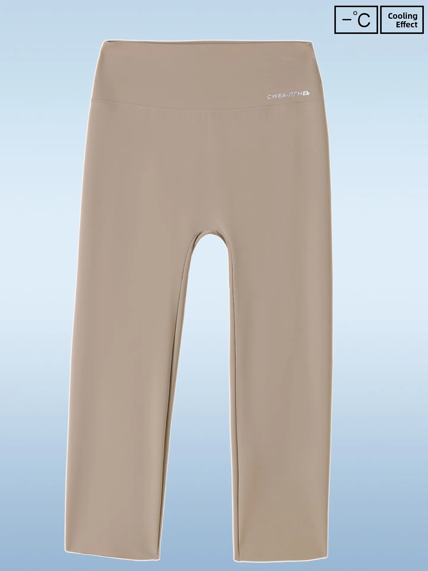 

Brown Small Ice Silk Cool Large Size Seven Yoga Pants Women Outdoor Wear Summer Thin High Waist Fitn Sports Pants