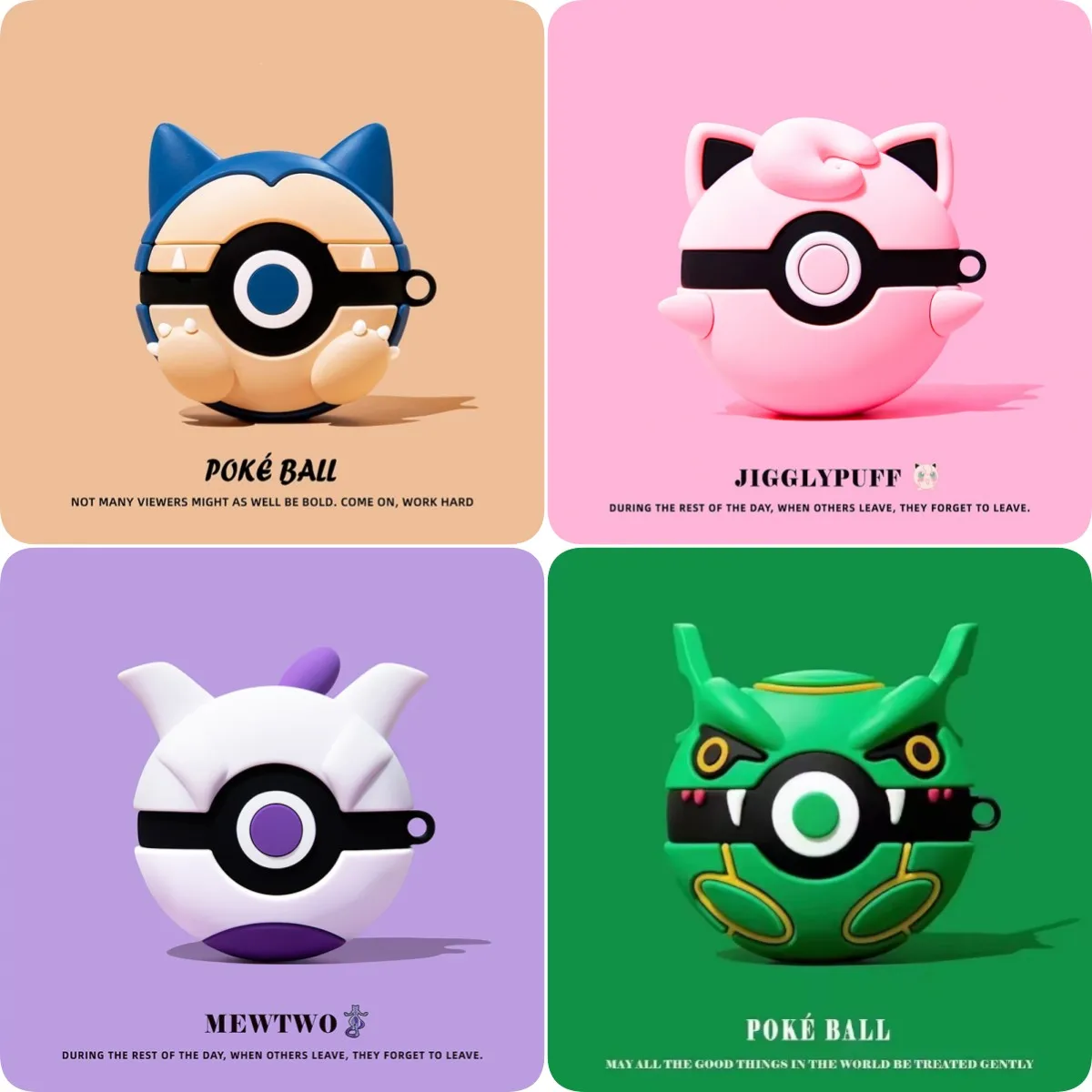 Pokemon Ball For Airpods Pro 2 Case,3D Cartoon Anime Shockproof Protective Earphone Cover For Airpods 4 Case For Kids Boys Funda