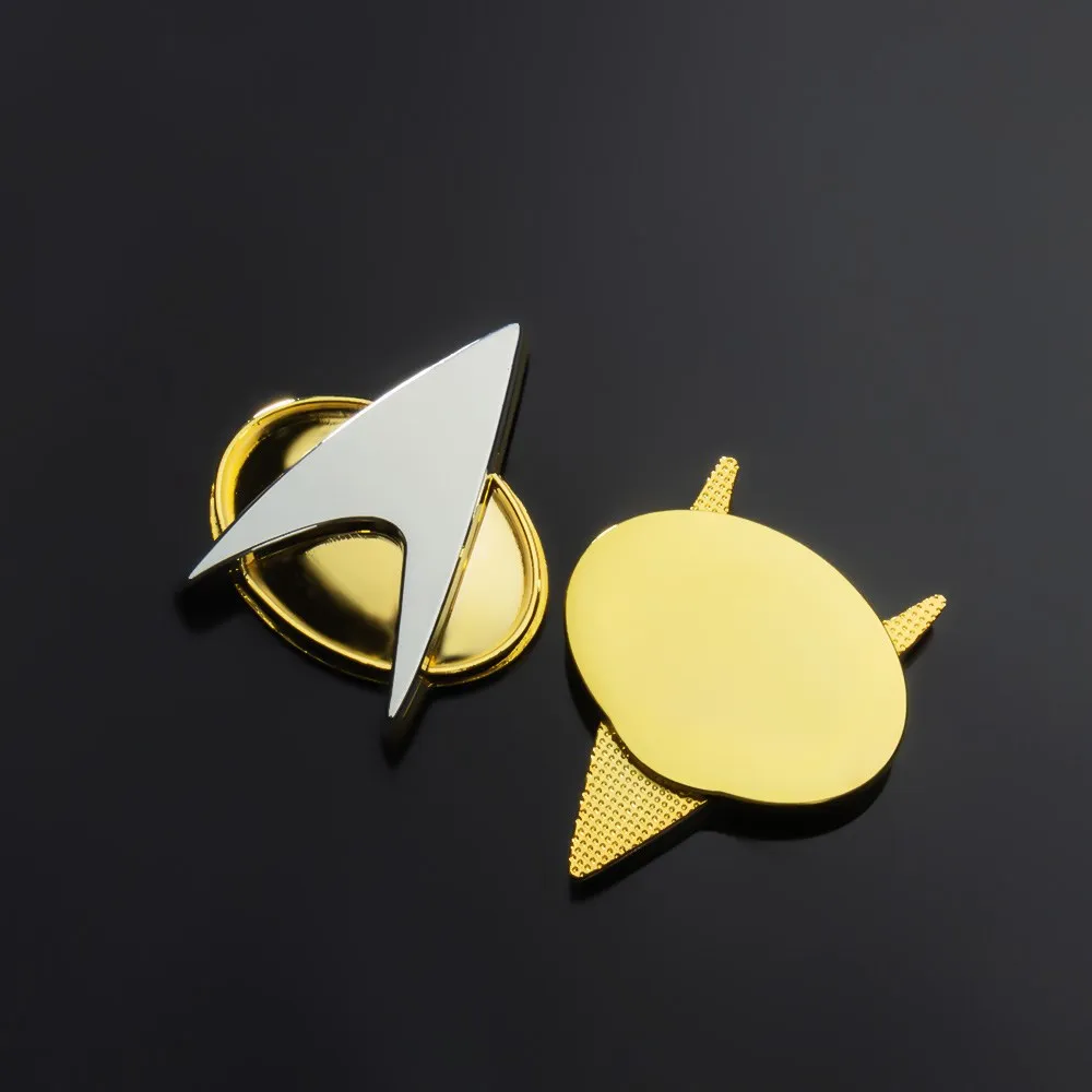 Trek The Next Generation Replica Communicator Badges Cosplay Costume Accessories Bag Pendant Brooch Halloween Party Props Gift