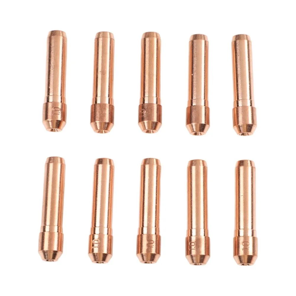 Copper for T Series for mig Tips 10 Pack for Bernard For Centerfire Welding Equipment with Compatibility for Gas Diffusers and