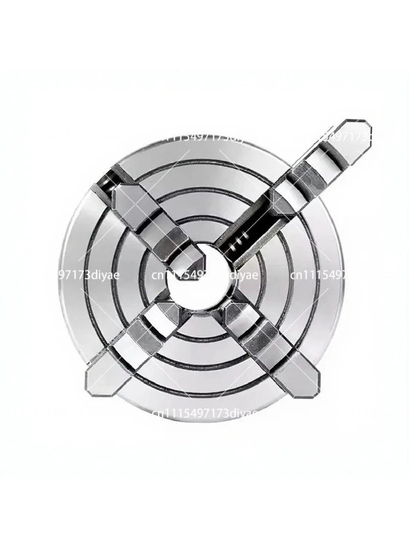 Mini 4-Jaw Independent Lathe Chuck 125mm Manual Metal Working Chuck for Precision Machining