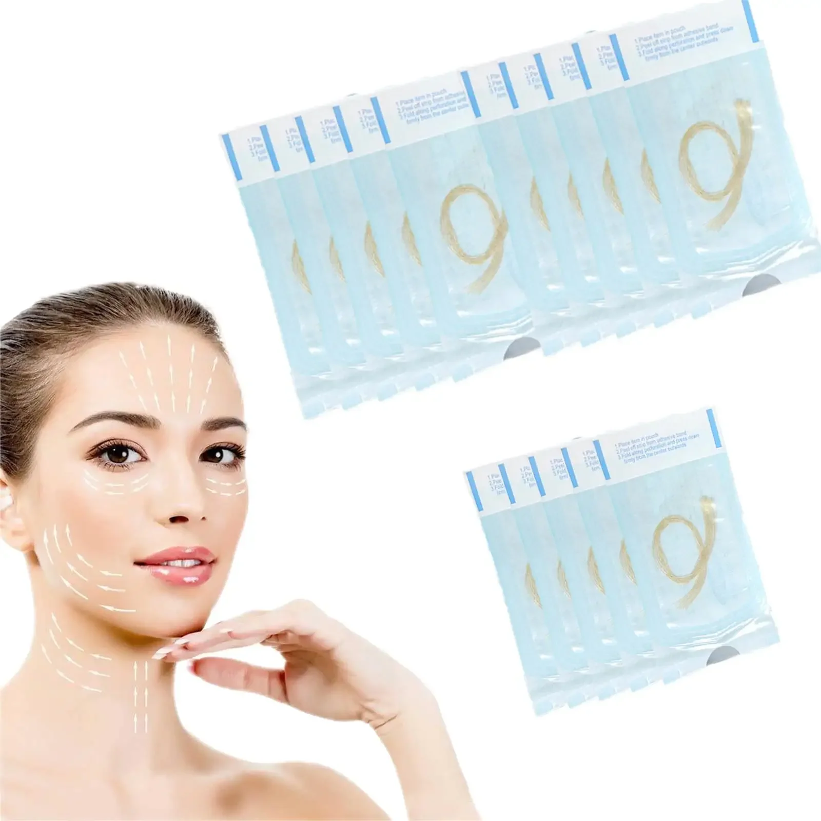 

12-360 PCS Protein Thread No Needle Gold Protein Line Absorbable Anti-wrinkle Face Filler Women Beauty Care Skin Collagen Based