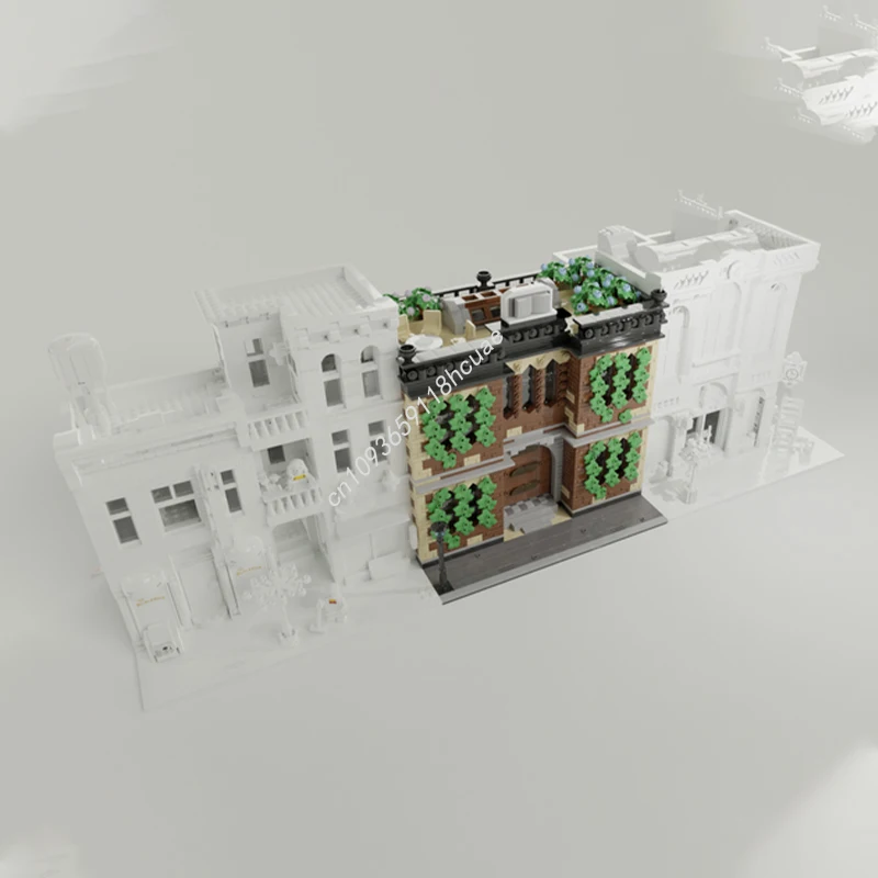 2887 pçs moc a biblioteca de tijolos modelo de construção modular blocos educação aniversário criativo brinquedos diy montar presentes de natal