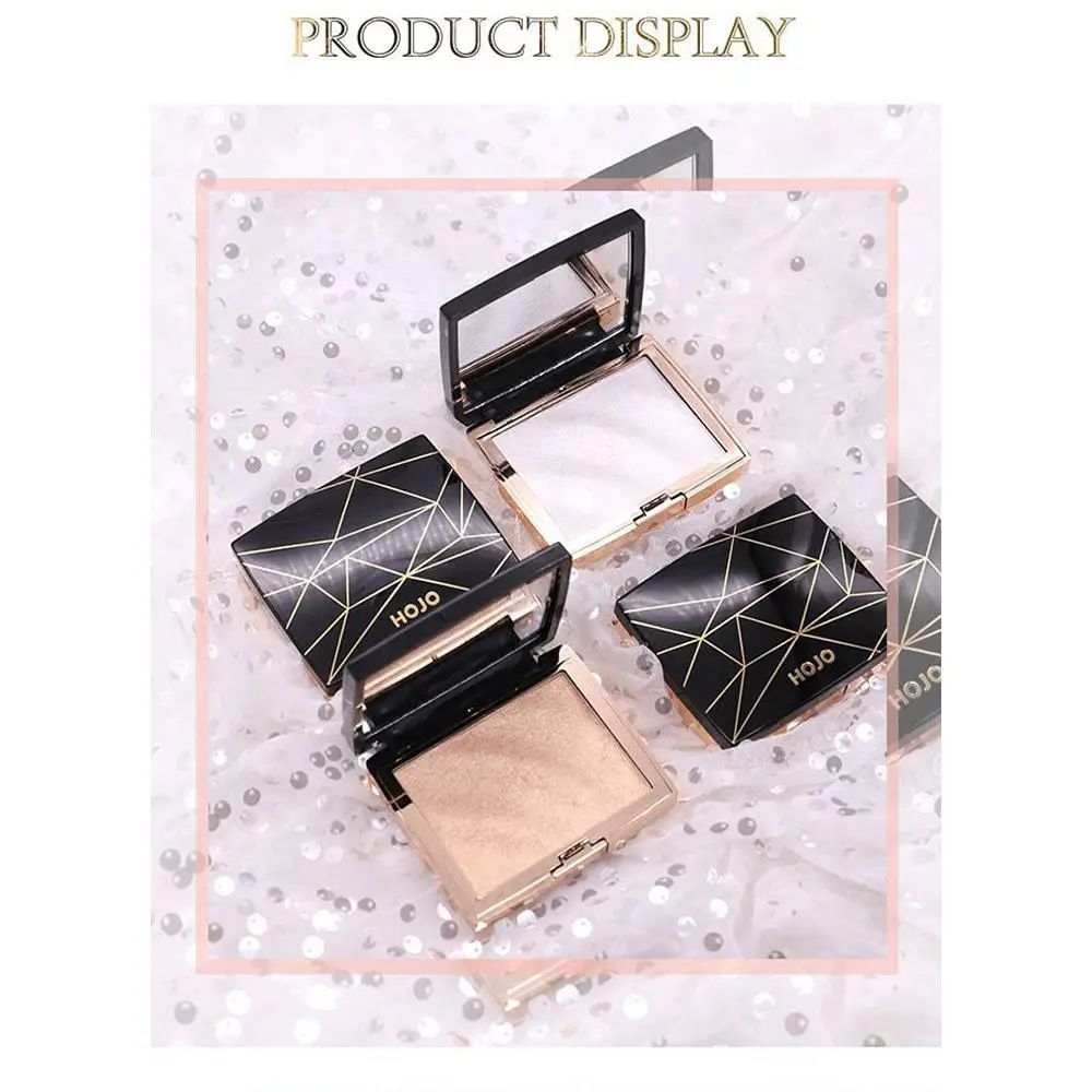 HOJO Sparkling Three-dimensional Highlight Disk Repairing And Brightening แป้งไฮไลท์สามมิติ ช่วยฟื้นฟูและเพิ่มความกระจ่างใส พร้อมปกปิดจุดด่างดำ สำหรับมือใหม่