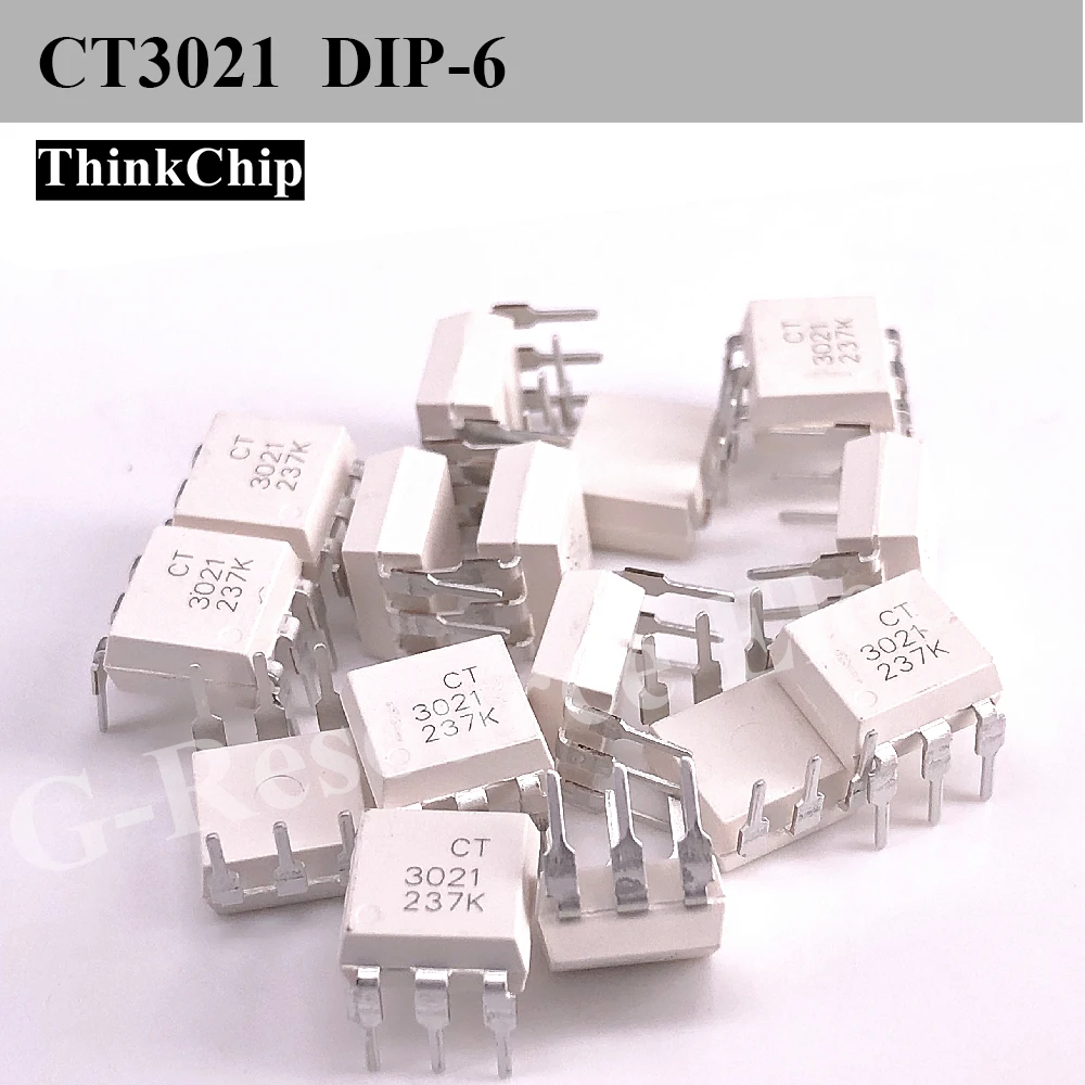 (50 pcs) CT3021 DIP-6 Phototriac Optocoupler 400V 5000Vrms Random-Phase