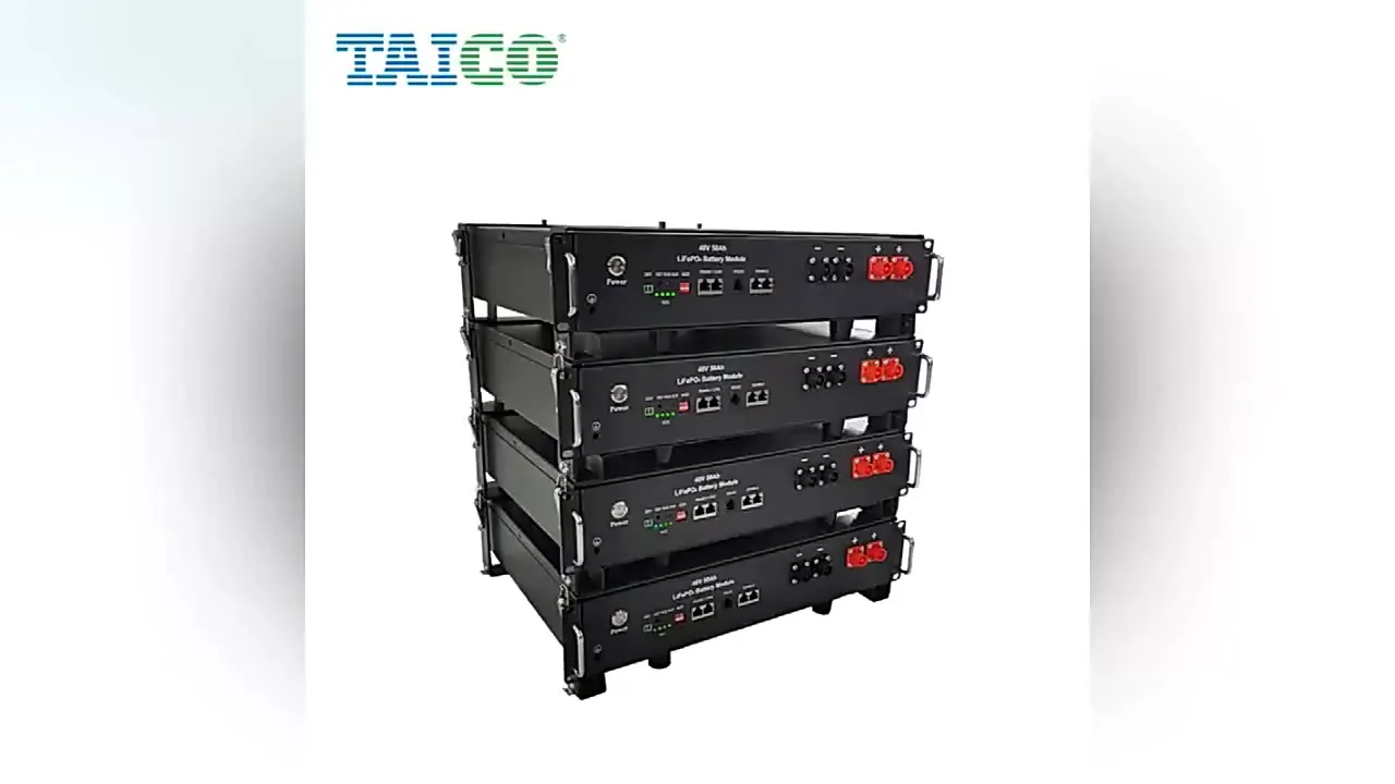 51.2V lithium ion battery Mounted Rack Mount Cabinet Energy Storage 48V 100Ah Lifepo4 Battery for Solar System