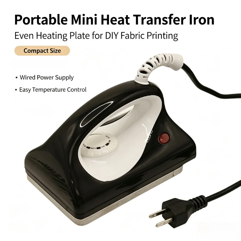Adjustable Temperature Electric Ski Wax Iron Portable Wax Melting Tool for Snowboard Ski Base Maintenance Polishing Care