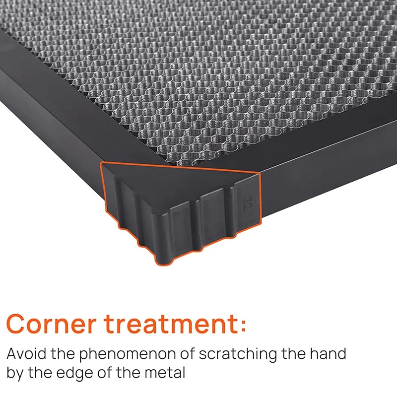 Mesa de trabajo de nido de abeja para grabador, máquina cortadora de CO2, Master 2, 2Pro, 2prot2, 17,7X17,7X0,8 pulgadas