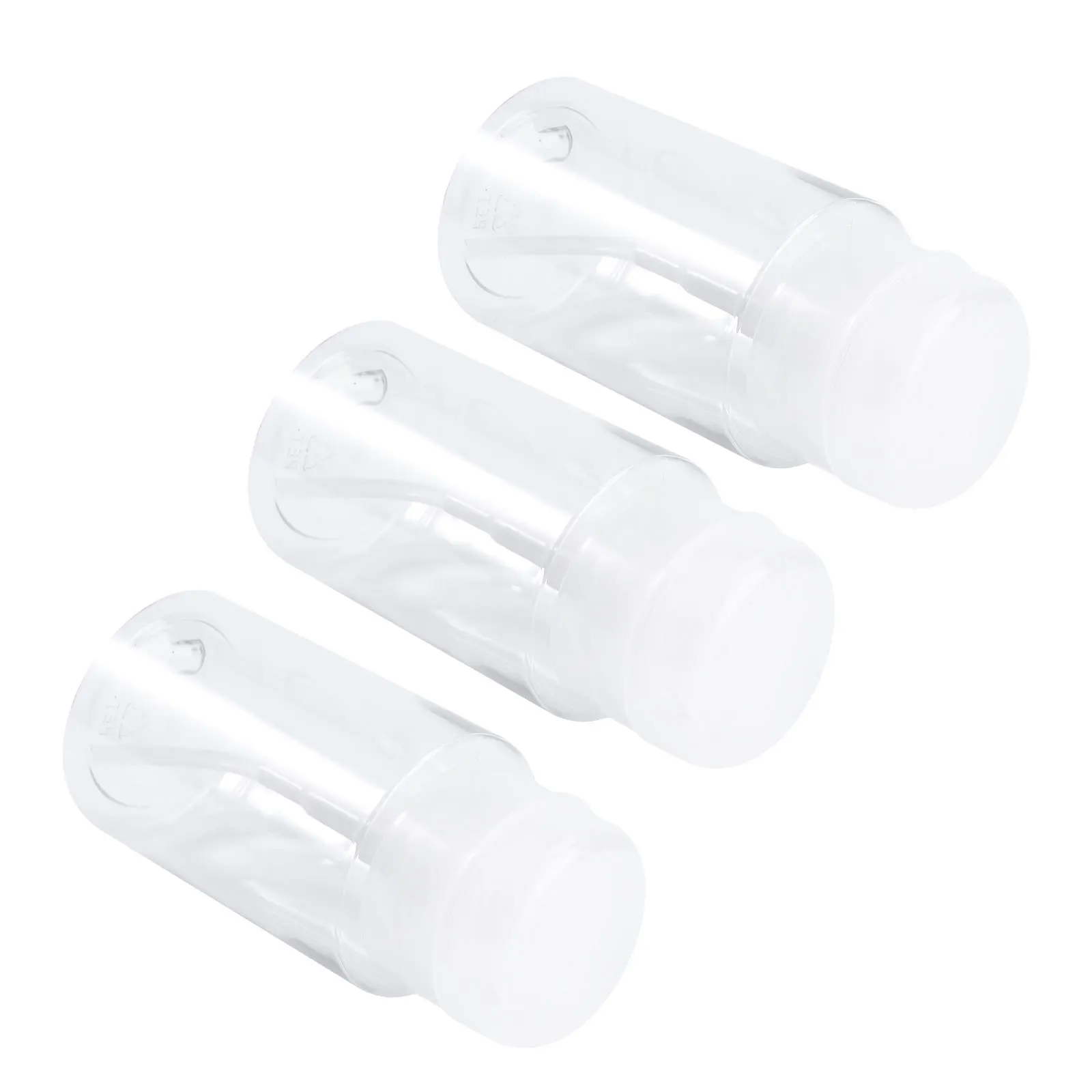 3 個のメイク落としボトル透明トラベルボトルポータブルプレスポンプボトル旅行キャンプ家庭用 160 ミリリットル