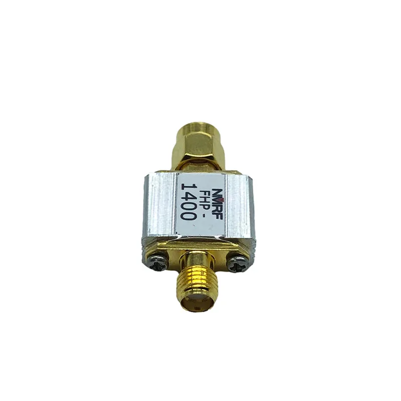 ตัวกรองความถี่ RF Coaxiallcfilter FHP-1400MHz ความถี่สูงขนาดเล็กเป็นพิเศษ