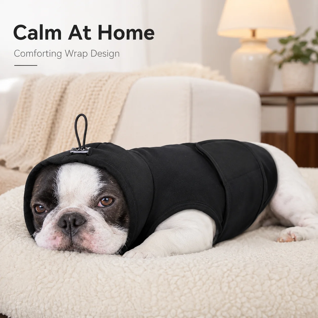 伸縮性のある犬用不安軽減ベスト、調節可能なカームシャツ、ハイ - Dog Anxiety Vest のレビューと価格