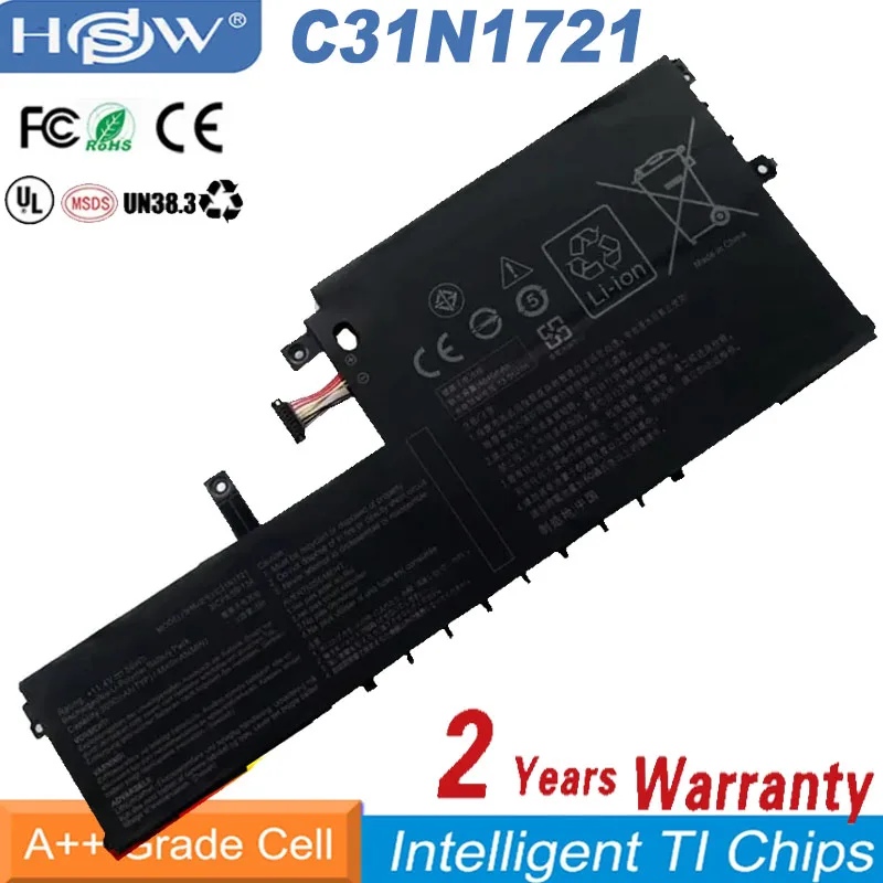 

Laptop Battery for Asus Vivobook, C31N1721, 0B200-0283010, 11.4V, 56WH, E406SA, E406MA, L406MA, L406SA, R420SA, E406SA, R420SA,