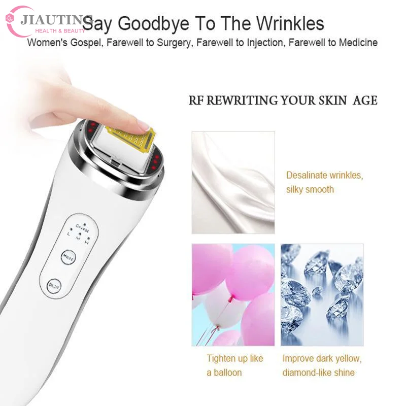 RF Radio Frequency Face Lifting Device Dot Matrix Skin Tightening Machine Anti Wrinkle Portable Skincare Tool for Home Use