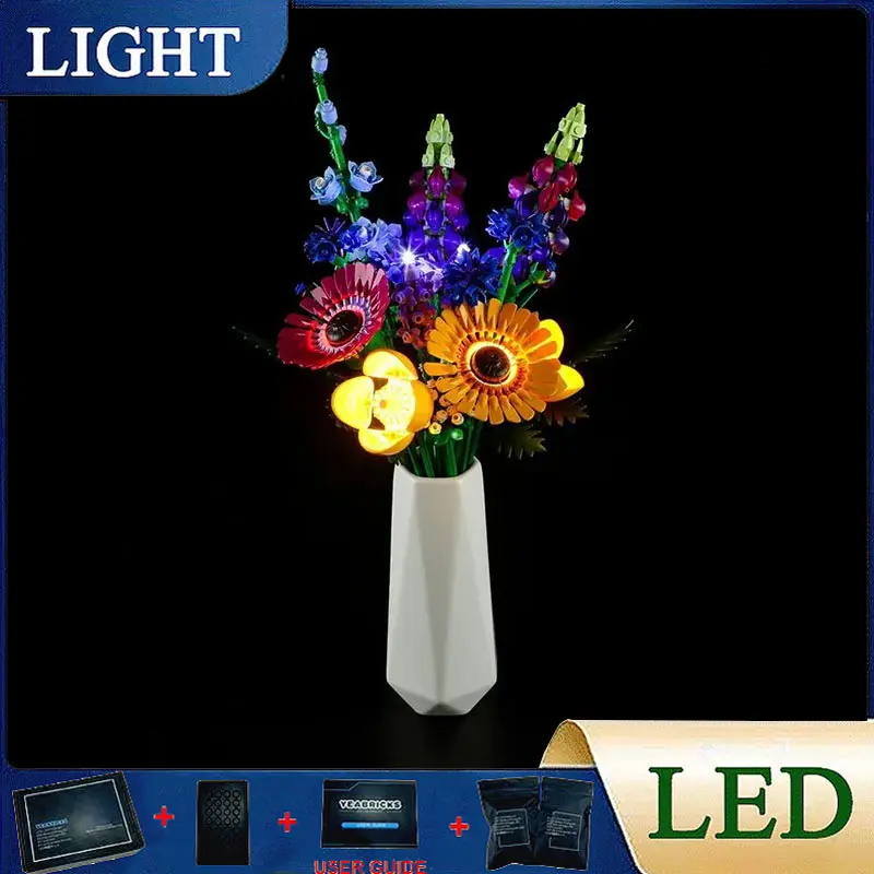 

DIY LED Light Kit For LEGO 10313 Wildflower Bouquet (Only LED Light,Without Blocks Model)