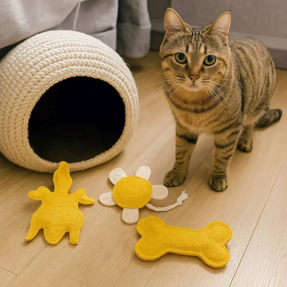 

Cartoon Cat Teeth Grinding Toys Bite Resistant Wear Resistant Kitten Chewing Toy Turtle/Duck Shape Interactive Cat Toy