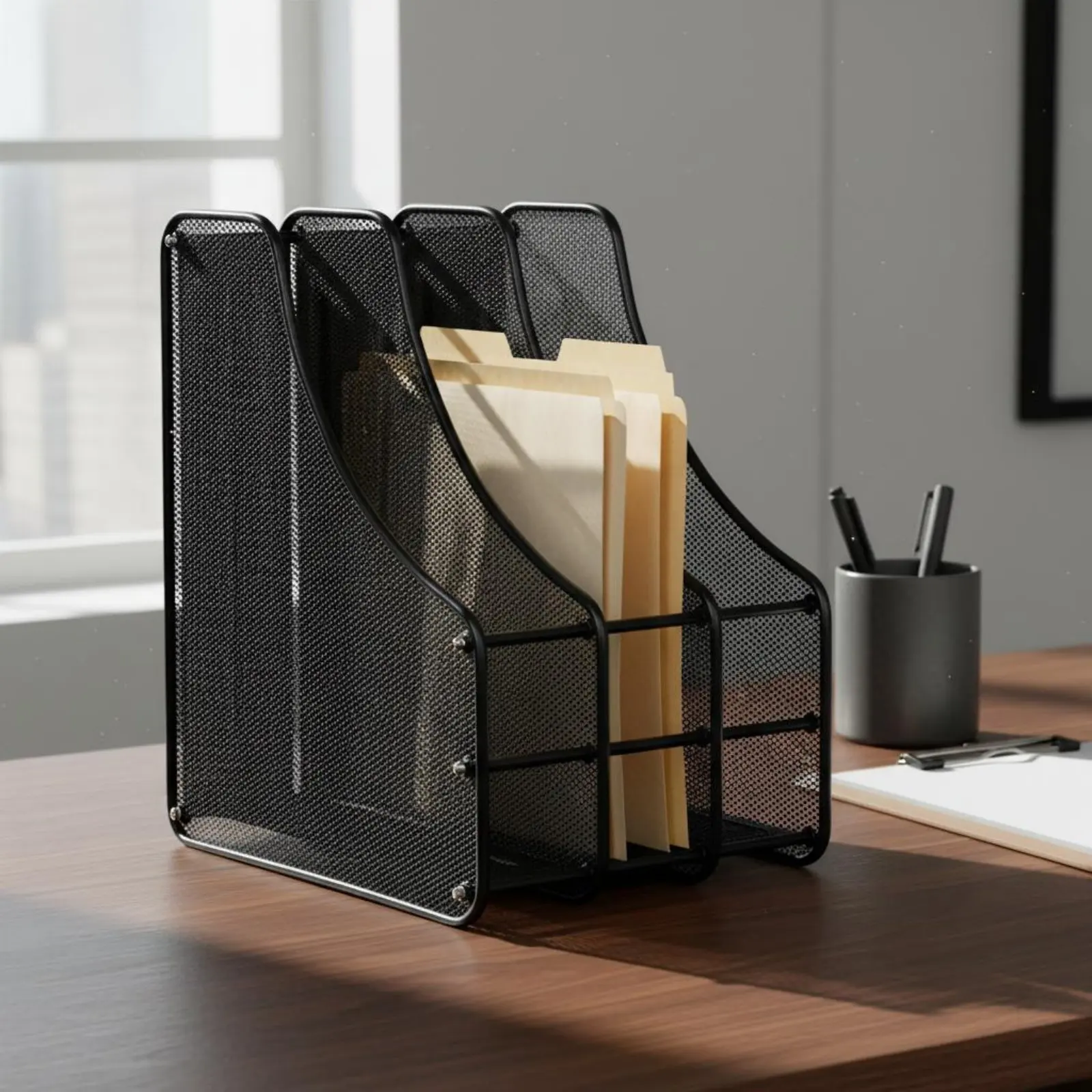 

Папка для документов А4 из прочного пластика, прозрачная, с застежкой-слайдером, легкая, водонепроницаемая, с застежкой-молнией