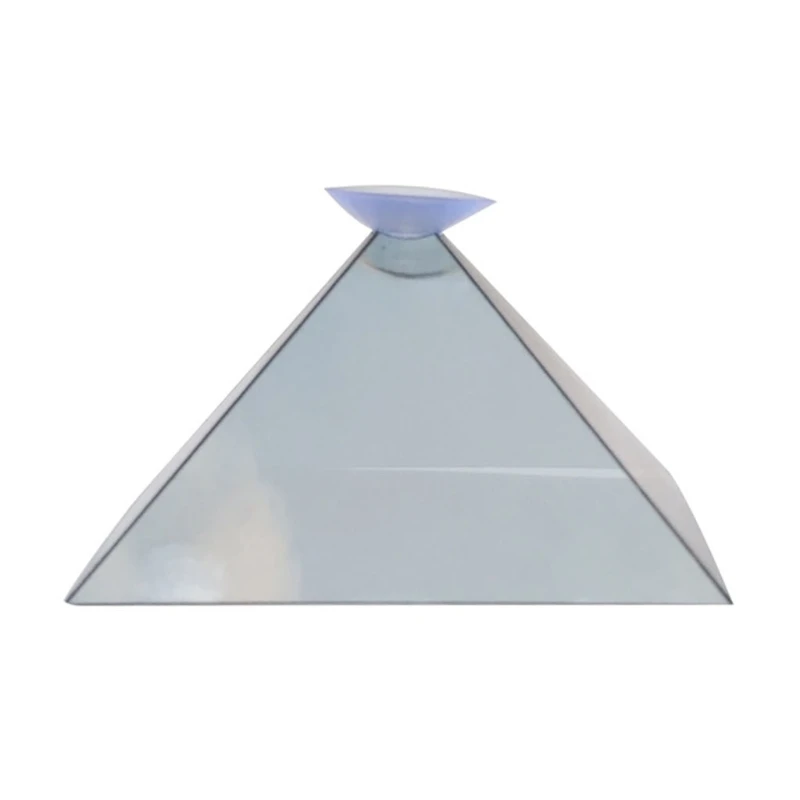 Universal Cell Phone 3D Hologram Py-ramid Display Projector Stand 360-Degree Images Cartoon Interaction