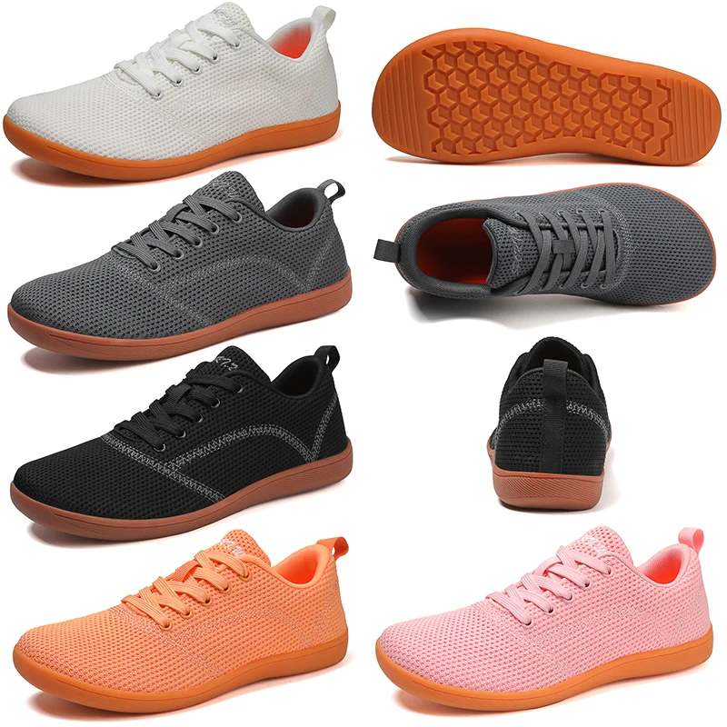 

Large Size Unisex Wide Toe Casual Shoes Women Barefoot Gym Footwaer Lightweight Sports Men Hard Pull Squat Training Shoes 35-46#