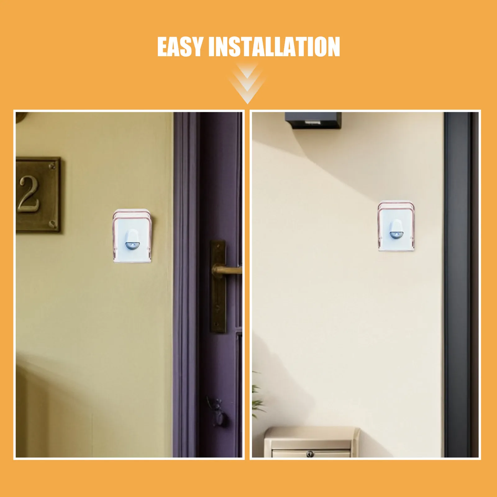 2 Pcs Wireless Doorbell Waterproof Cover Accessories Protection Chime Control Keypad Covers Protector Camera