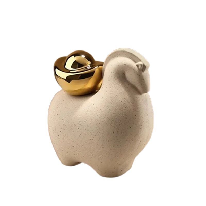 

Ceramics Ornaments Figurine Gifts Home White High End Figurine Nordic Aesthetic Deko Wohnzimmer Decoration on sale