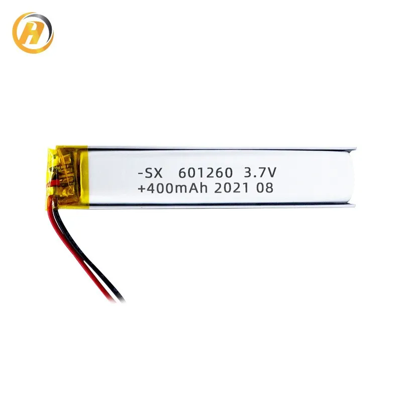 buy more will cheap Manufacturer supplied 601260 polymer lithium battery 400mAh A-grade large capacity mobile power battery