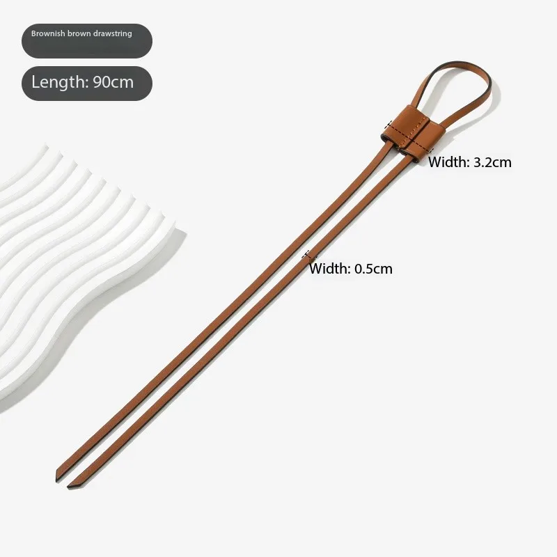 حزام حقيبة جلدية برباط الكتف حزام كروسبودي حزام بديل لحقيبة دلو للنساء مقابض حقيبة يد مخصصة