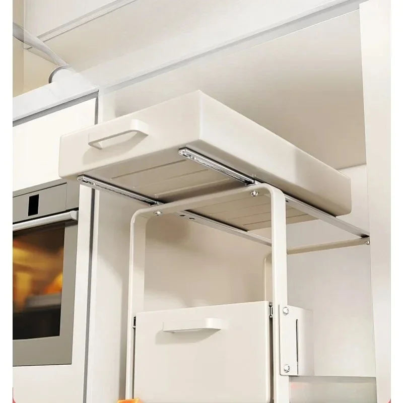 Sink rack, seasoning dishes, pull-out sink, cupboard, pull basket, layered storage rack