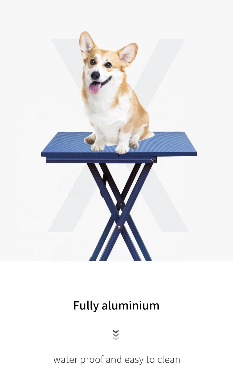 大型犬用ペットグルーミングテーブル、高さ調節可能、頑丈、ポータブル、トリミング・乾燥テーブル
