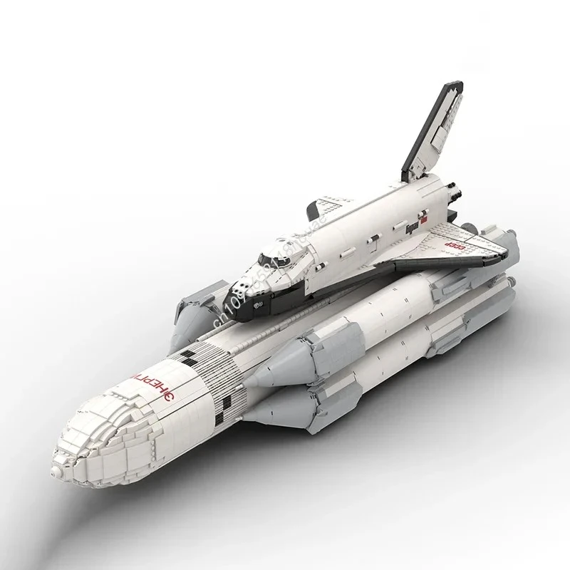 

5880 шт. MOC на заказ Energia Buran масштаб 1:70 модель космического корабля строительный блок Diy креативная сборка развивающие кирпичи подарочные игрушки