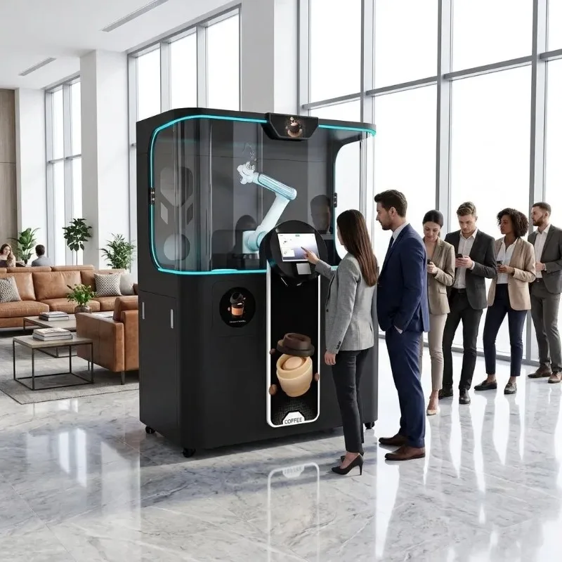 Robotic Coffee Vending Machine for Airport