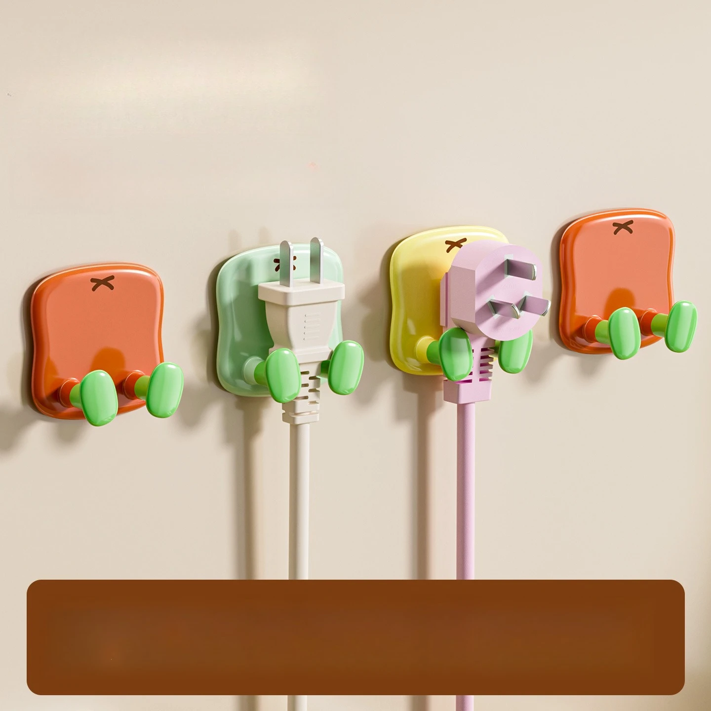 

Plug Hooks for Household Kitchen Storage, Hanging Wires, Power Cords, Sockets, Storage Tools, No Punching Dopamine Hooks