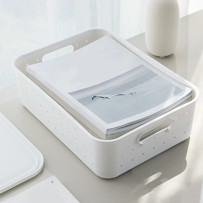 

Wardrobe Storage Basket, Clothes And Sundries Storage And Sorting Box, Can Be Stacked Storage Box With Lid-A83Z