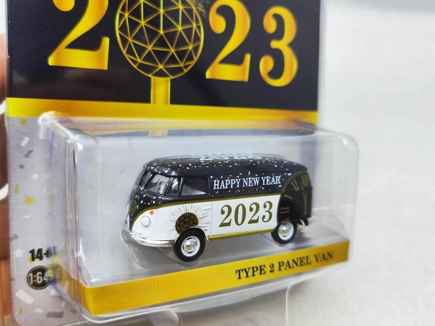 1:64 2023 タイプ 2 パネルバン高シミュレーション合金車モデルコレクタブルおもちゃギフトディスプレイ装飾品