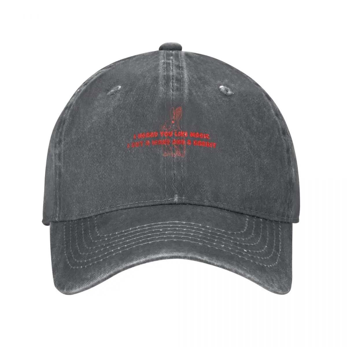 Chappell Roan I Heard You Like Magic I Got a Wand and a Rabbit Baseball Cap derby hat custom Hat Hats For Women Men's