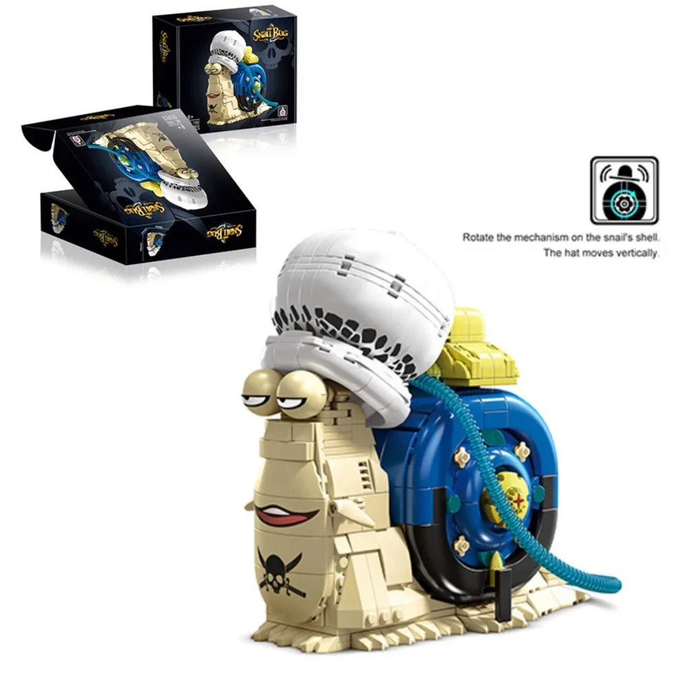 

DK1592 701pcs Snail Telephone Building Kit STEM Educational Toy with Bug Design for Kids Adults Creative DIY Engineering Project