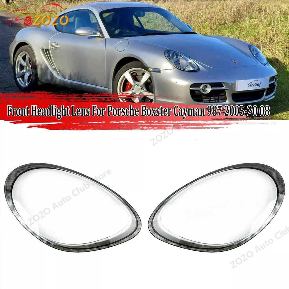 

Подходит для Porsche Boxster Cayman 987 2004 2005 2006 2007 2008, автомобильный пылезащитный чехол для фар, крышка лампы, автомобильные аксессуары